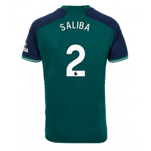 Arsenal William Saliba #2 Replika Tredjetrøje 2023-24 Kortærmet